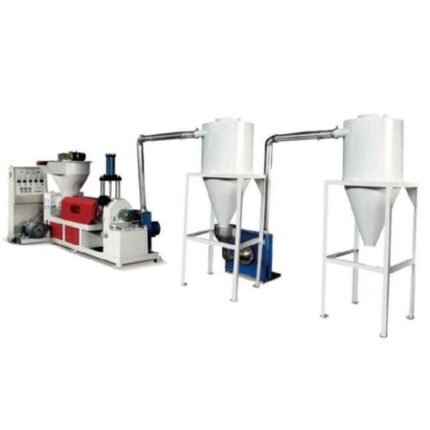 Máquina Peletizadora de Plástico con Sistema de Refrigeración Eólica