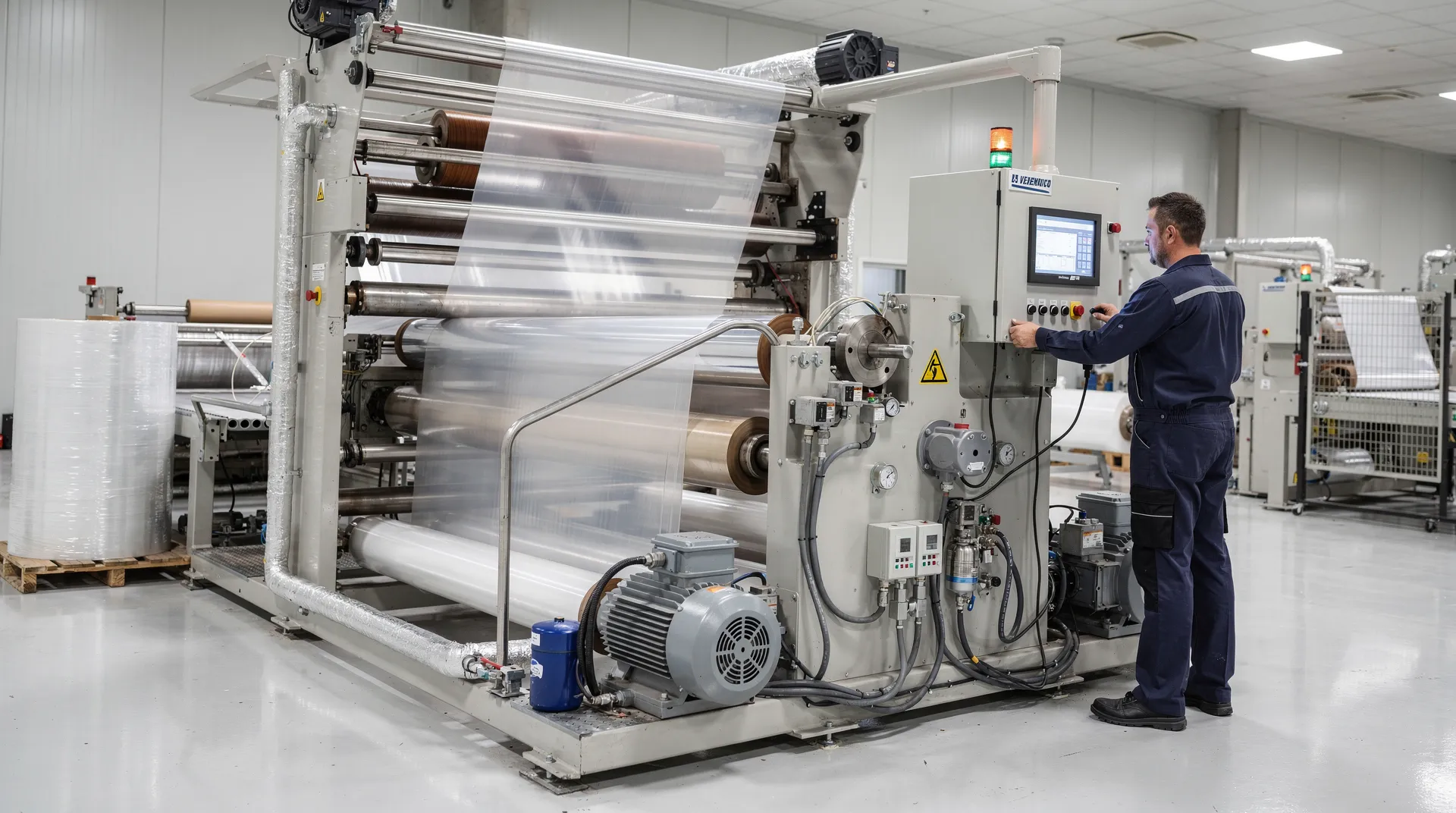 Regular maintenance of film extruders should include reviewing temperature controls, analyzing pressure readings